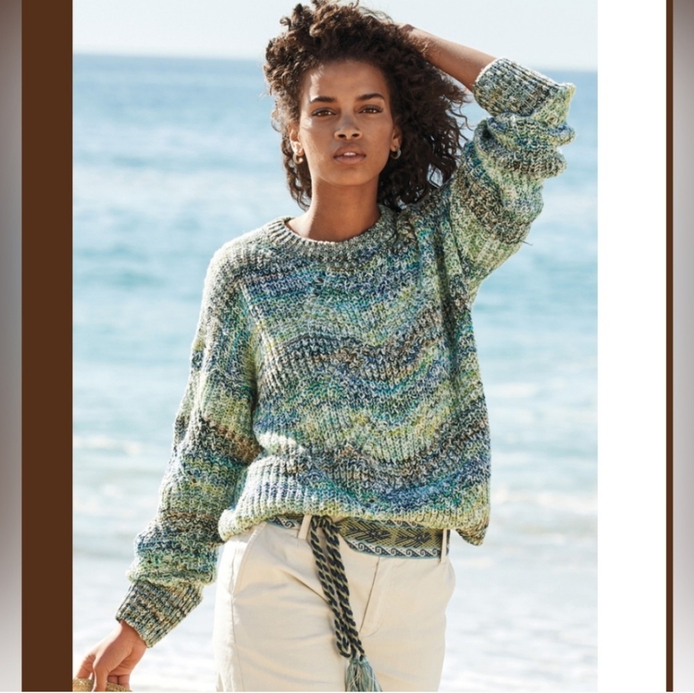 Peruvian Connection La Jolla Ombre Sweater size Small